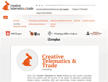 Tablet Screenshot of creativetelematics.org